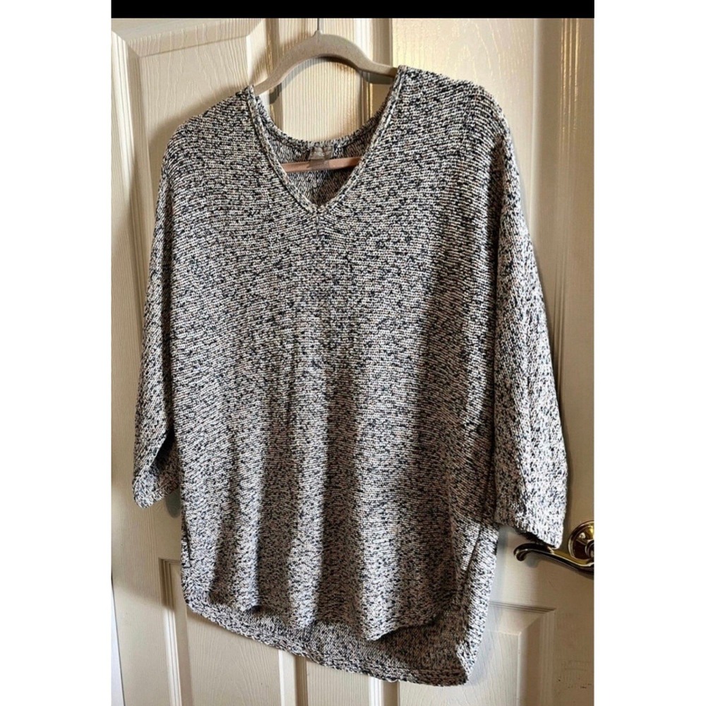 Chicos Sweater Womens Size 2 XS Knit V-Neck 3/4 Sleeves Pullover Casual - Picture 5 of 6